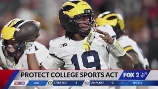 A sweeping college sports overhaul bill clears early hurdle in Senate vote