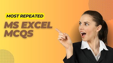 MS Excel Most Repeated MCQs || PAK MCQs ||FPSC, NTS, CTSP, KPPSC, PPSC SPSC
