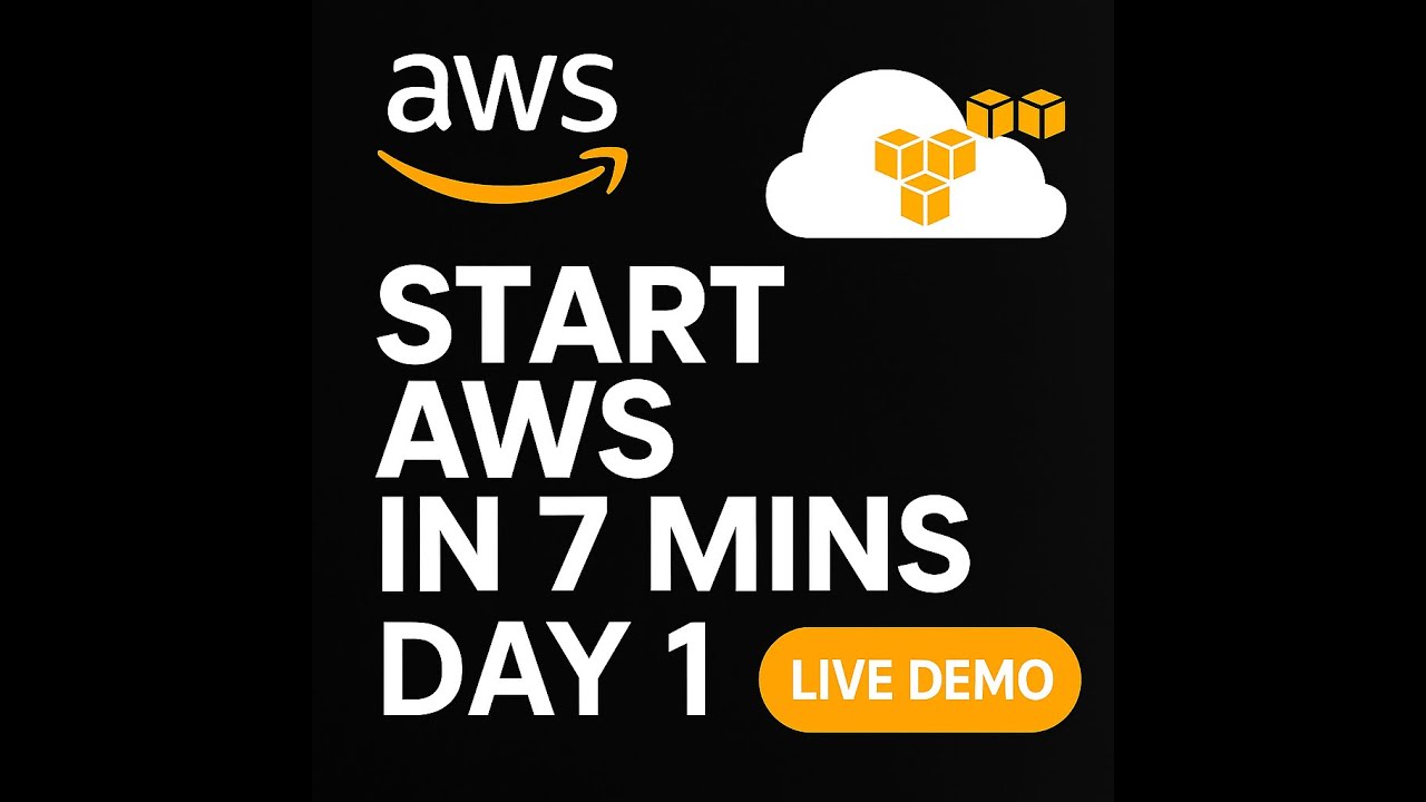 Start AWS in 7 Mins – Day 1 | BYTE2CLOUD 30-Day Cloud Challenge - YouTube