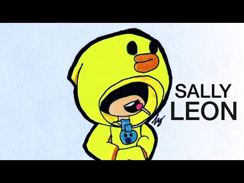 Brawl Stars Coloring Pages Sally Leon Coloring And Drawing - brawl stars ausmalbilder sally leon