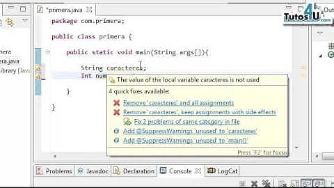 Tipo de Variables Java. Tutorial 4. Curso de Programación Java en Español.