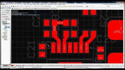 How a time lapse PCB layout  looks in Altium Designer