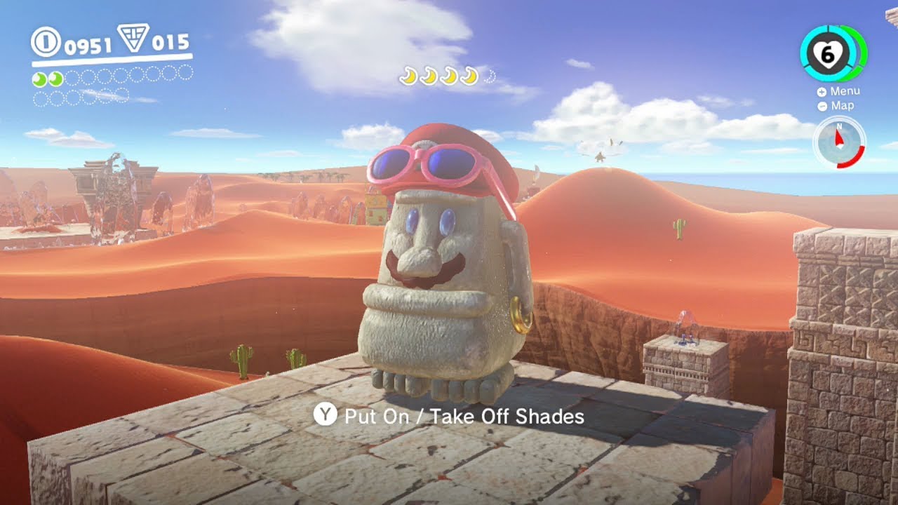 Let's Play Super Mario Odyssey (Switch) 04 Frozen Desert YouTube