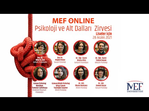 MEF Üniversitesi Online Psikoloji ve Alt Dalları Zirvesi