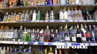 http://www.BarLighting.com - This video is a great illustration of how adding LED lighting to a display cabinet or shelves, can ...