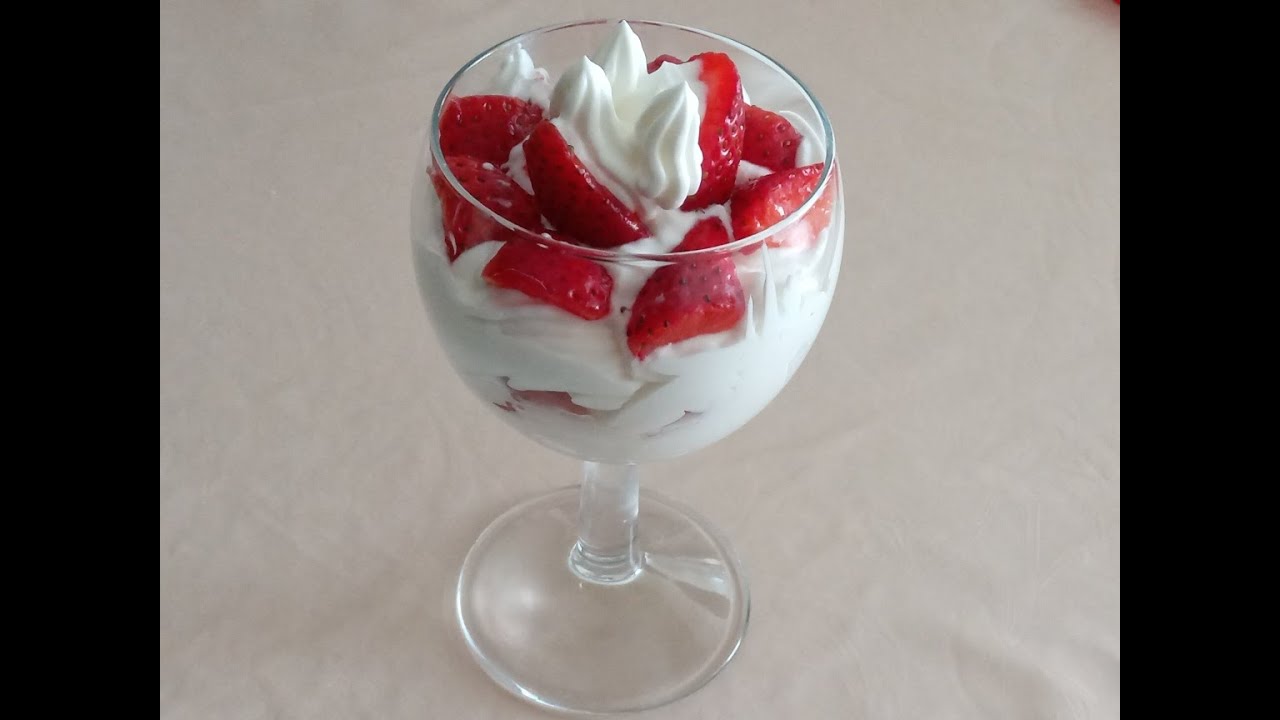 Morangos com Chantilly