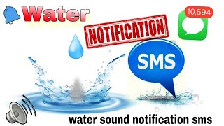 New WaterXDrop💧 Message NotificationRingtone |Sms Notification ||  Ringtones 2026#water #ringtones