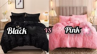 choose your favorite color black or pink