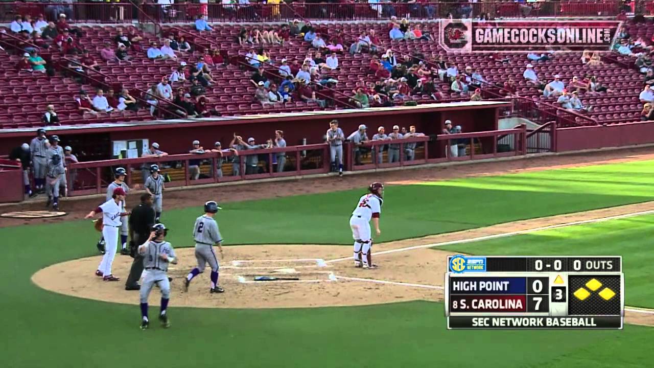 Highlights South Carolina Baseball Downs High Point YouTube highlights-south-carolina-baseball-downs-high-point-youtube