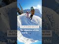 7 year old girl navigates double black diamond no-fall zone!🏂