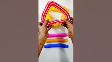 Relaxing and Creating ASMR POP-TUBE #asmr #satisfyingvideos #relaxing #oddasmr #insideout #creative