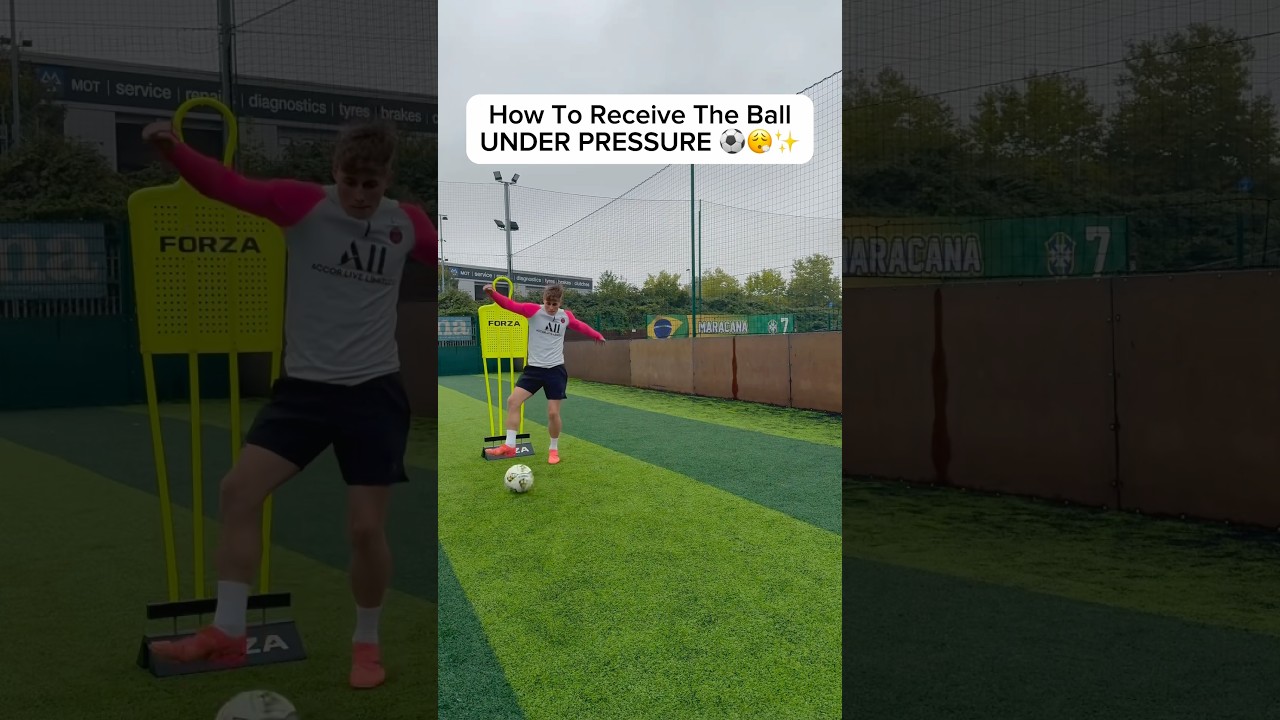 How To Receive The Ball UNDER PRESSURE! ⚽️😮‍💨✨