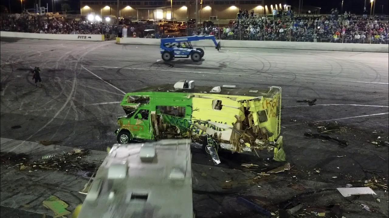 RV DEMOLITION DERBY TOUR OF DESTRUCTION YouTube