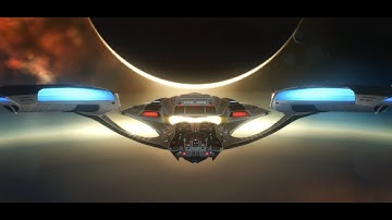 Strange New Worlds Intro with Odyssey-refit Enterprise-F (Star Trek Online)
