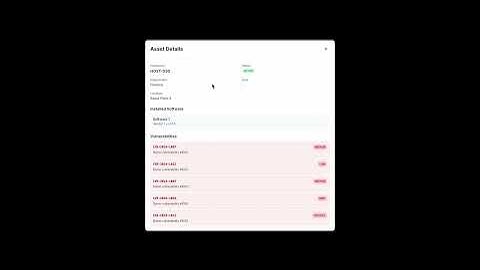 SW 라이선스 & 취약점 통합 관리 솔루션