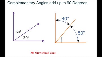 Examples of Complementary Angles   Solve for x