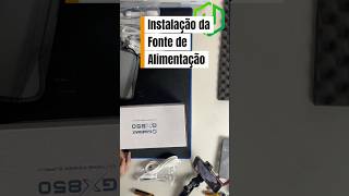 🚀 O Coração do PC: Como instalar a Fonte de Alimentação do jeito certo! #MontagemDePC #Informática
