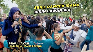 WIDYA GAK MAU KALAH DENGAN LAWAN JOGET || PRAU LAYAR - NIA DIRGHA IRAMA DOPANG