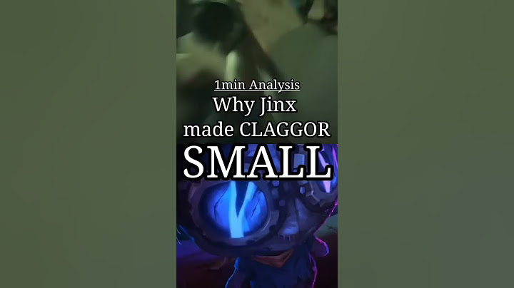 Why did JINX Make Claggor SMALL? (3 Theories) | 1min Analysis #Arcane #shorts