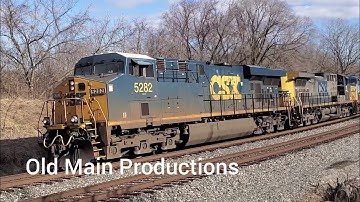 Q369 at Shenandoah Junction with rare gondolas (4k UHD)