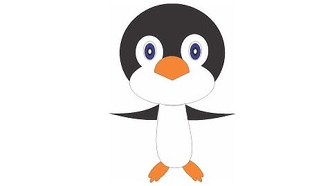 How to make Panguin in corel draw || Hindi Tutorial