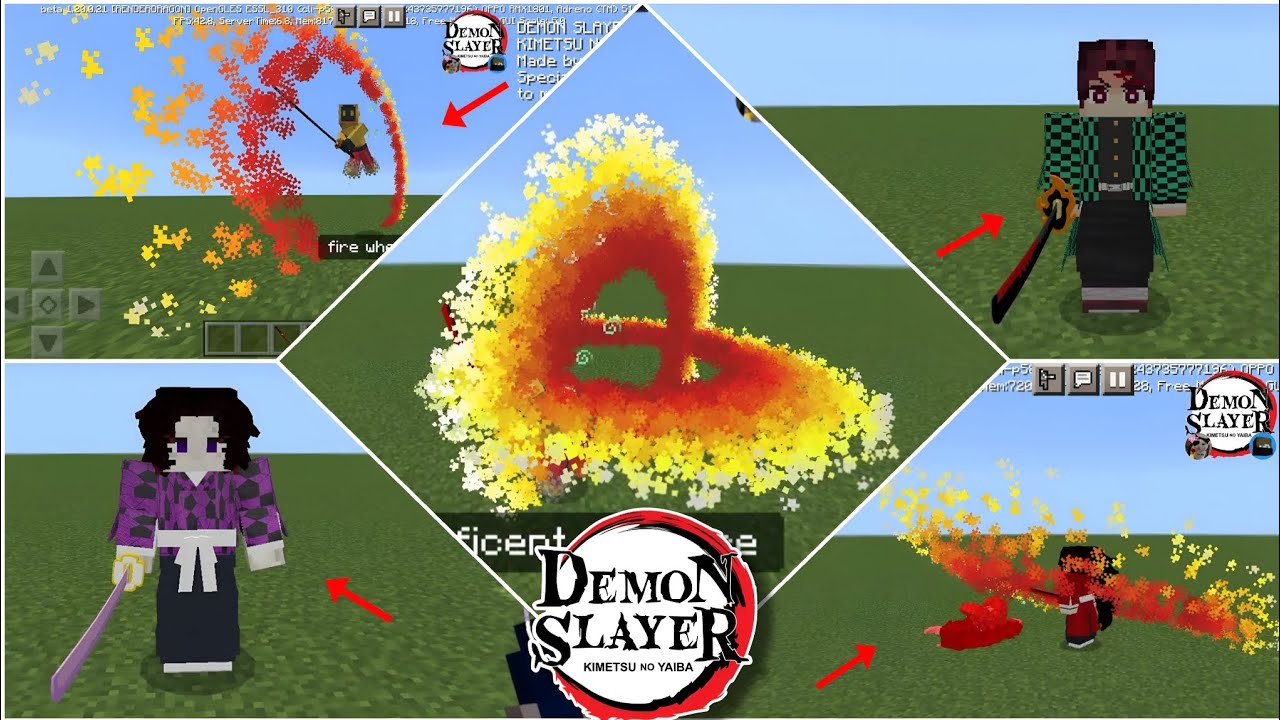 Demon Slayer ST Addon (1.20, 1.19) - MCPE/Bedrock Mod 