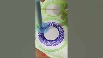 How many rotation did the pen make in total ? #spirograph #satisfying #art #2025 #oddlysatisfying