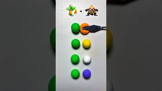 Super Mario Color Mixing (part 42) Yoshi & Bowser #supermario #nintendo #satisfying
