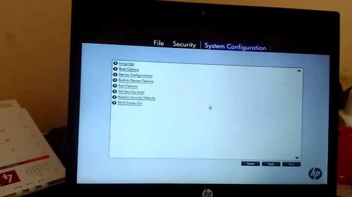 How to enable virtualization in HP elite book 2540 p