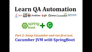 Part 2 - Setting up and Running Test from Cucumber JVM with SpringBoot