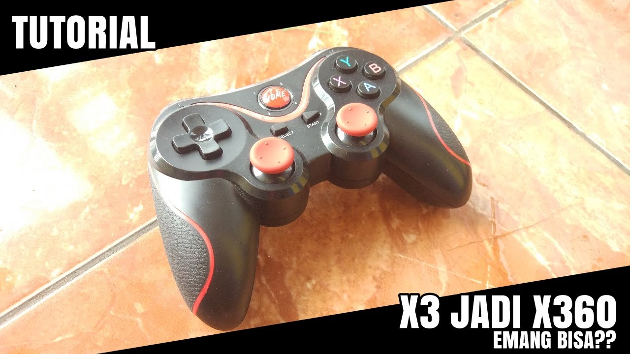 Cara Mengubah Stik X3 Jadi Stik Xbox 360 YouTube