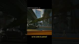 Se cayó la palmera #cyberpunk2077 #videojuegos #memesvideojuegos #ps4 #ps5 #palmera #shorts