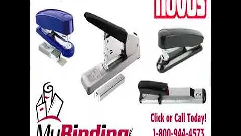 Novus B54 Heavy Duty Professional Long Arm Stapler Demo 360p