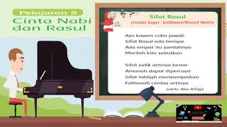 LAGU SIFAT RASUL (KELAS 1)