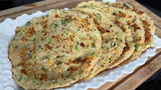 Spicy Oats Pancake | Breakfast Recipe