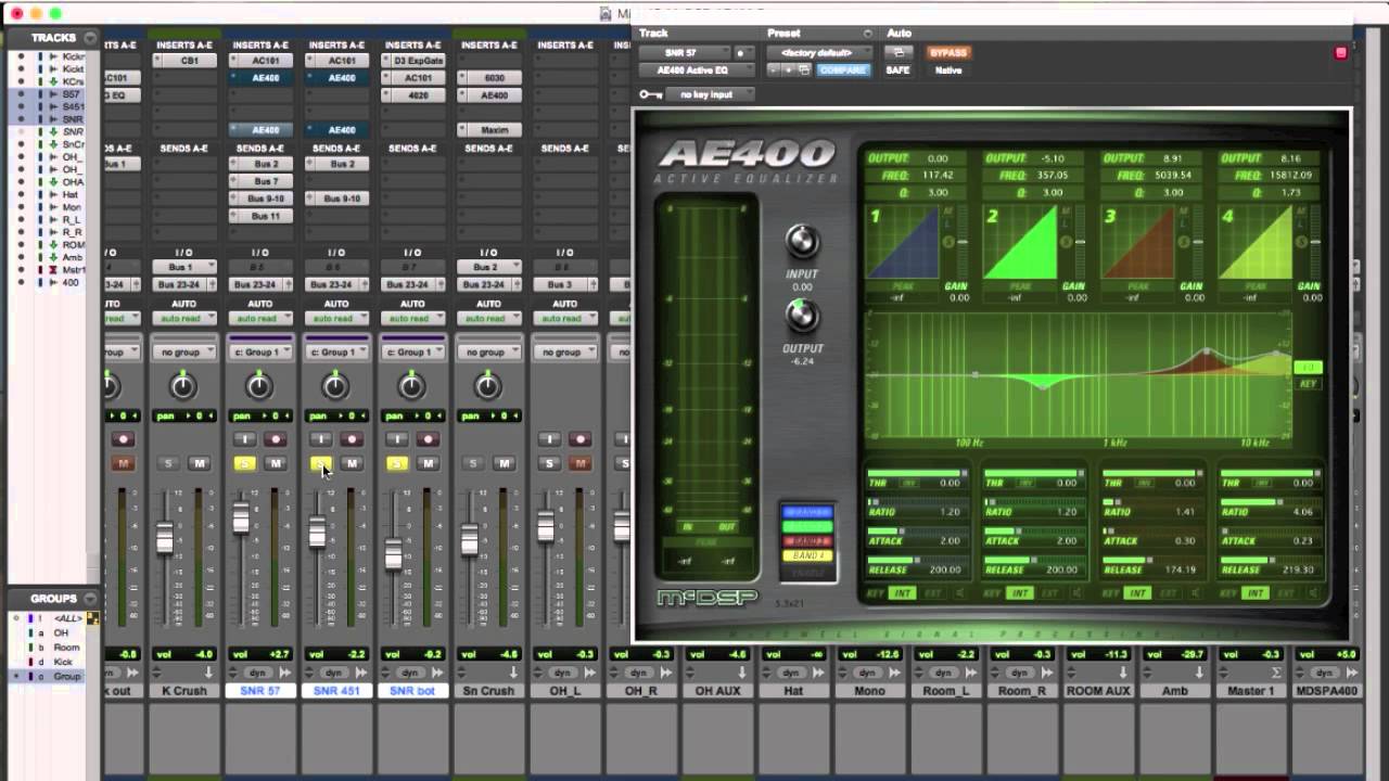 Using The Mcdsp Ae400 Eq On Snare To Manage Hi Hat Bleed You Using The Mcdsp Ae400 Eq On Snare To Manage Hi Hat Bleed