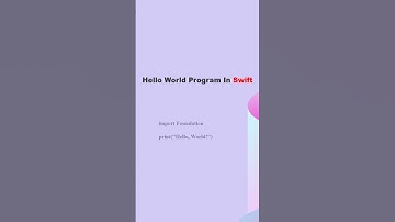 Hello World Program In Swift | 1st Program In Swift Programming | iOS Program | Swift Programming