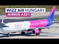 Review: Wizz Air Hungary Airbus A321 | Warsaw - Vienna | Economy Class | TRIP REPORT