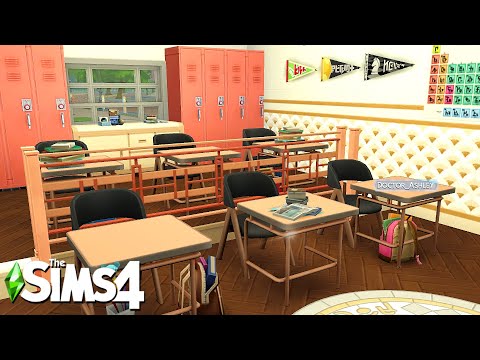 EARLY ACCESS Platform Classroom: The Sims 4 High School Years Room Building #Shorts