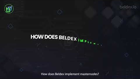 what is Masternode and how beldex implements Masternodes?