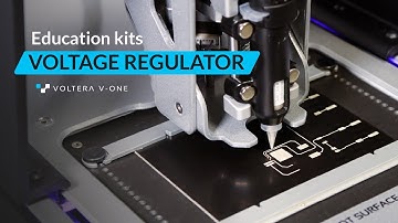 Printing a Voltage Regulator with the Voltera V-One PCB Printer | PCB Design Education Kit