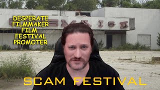 Desperate filmmaker tries a new career path - Film Festival Promoter (short comedy)