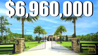 Touring a $7,000,000 Florida Equestrian Estate in Palm Beach | Peter J Ancona