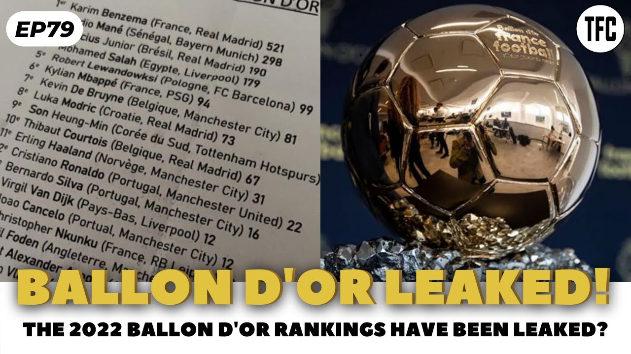 THE BALLON D'OR RANKINGS HAVE BEEN LEAKED!? - YouTube
