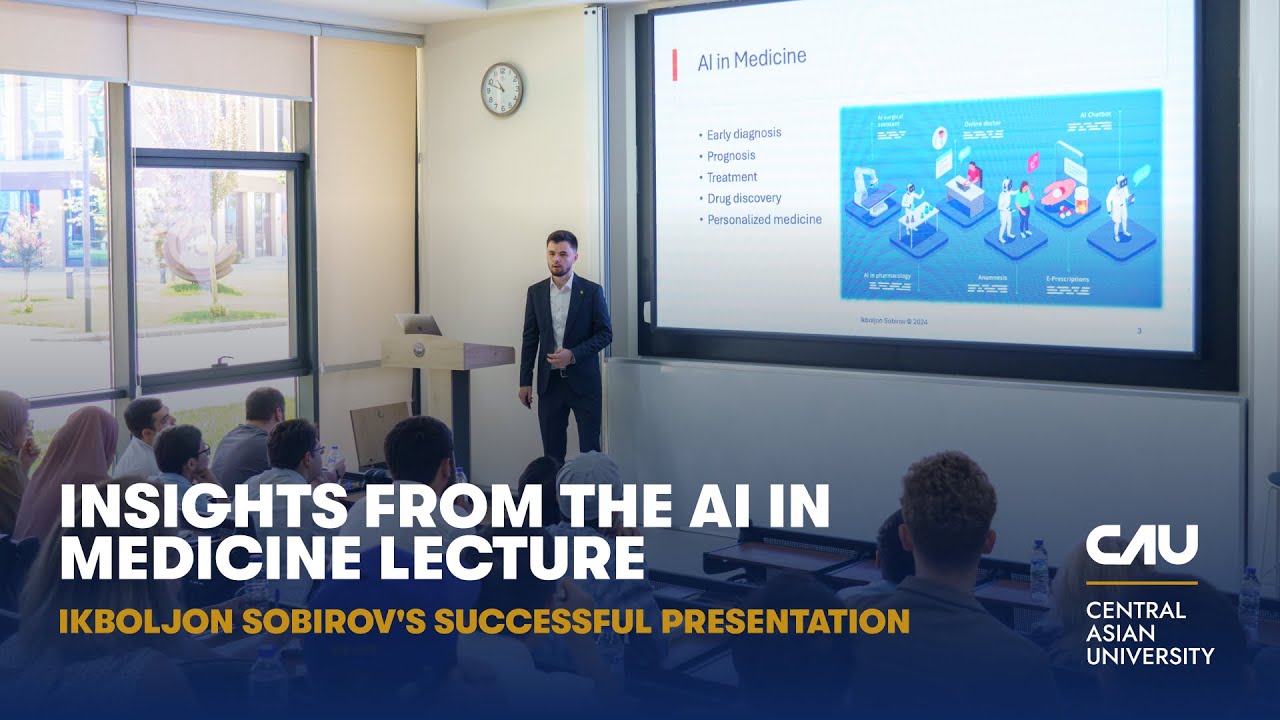 Discover How AI is Shaping the Future of Medicine | Guest Lecture at # ...