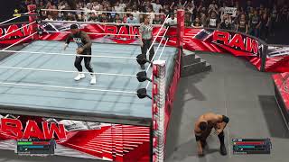 WWE 2K24 Online - The Rock vs. Jey Uso