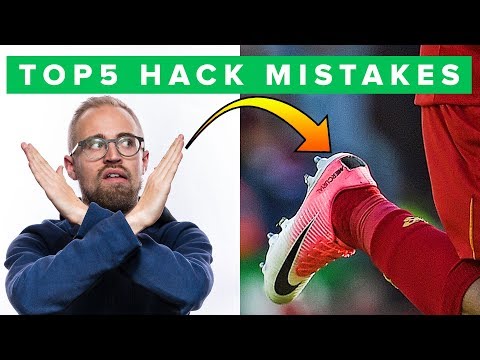 TOP 5 BOOT HACK FAILS - think before you do this to your football boots