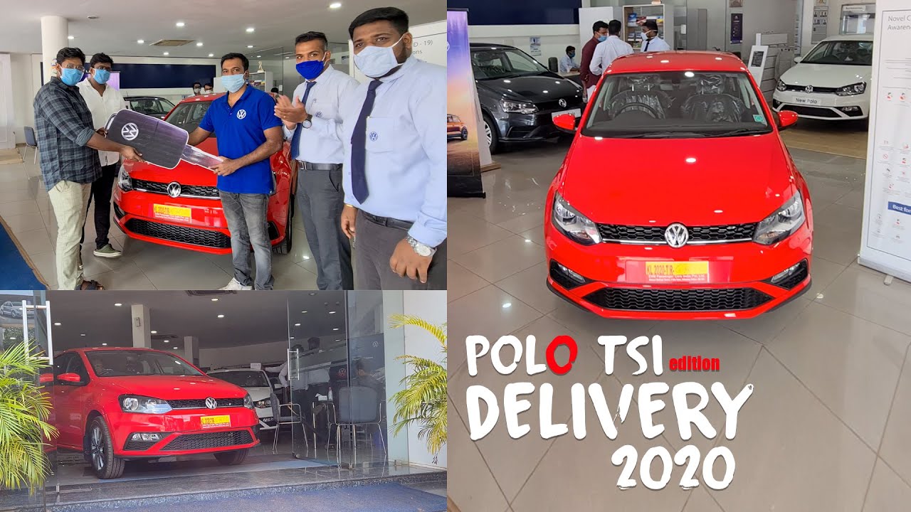 motor deadline Glow Taking Delivery of Volkswagen Polo TSI Edition | Polo Flash Red 2020 |  Exterior and Interior - YouTube
