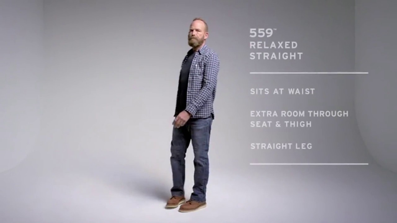 Levi's Men's 559 Relaxed Straight Fit Jean - YouTube