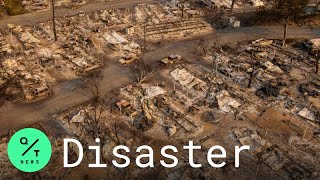 Oregon Fires: Drone Video Shows Destruction Profile